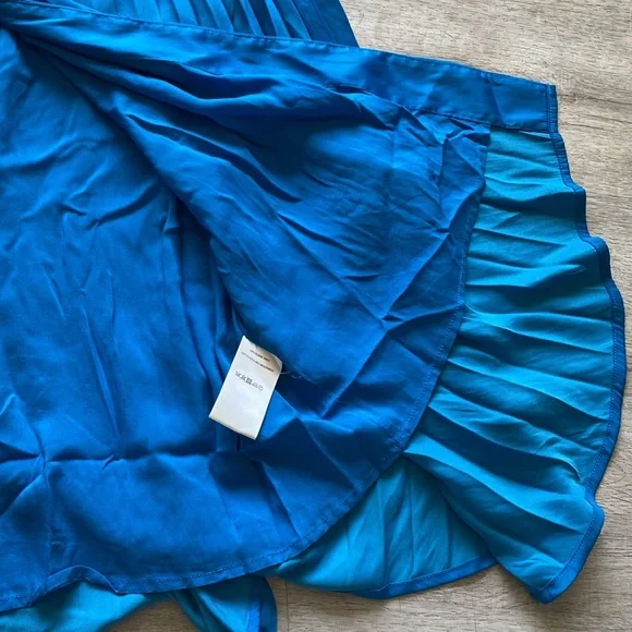 A+Anthro Pleated Slit Midi Skirt - Picture 5 of 9